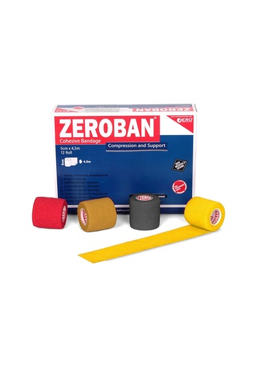 Zeroban Bandaj 5 CM x 4.5 M Sarı