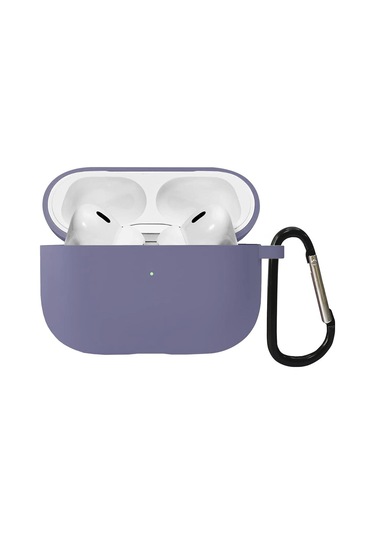 Microsonic Airpods Pro 2.nesil Liquid Silicone Lansman Lavanta Grisi