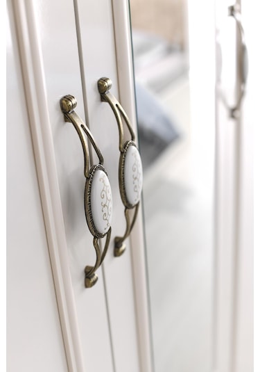 Erezogullari_Mobilya Irmak 3 Kapılı 2 Çekmeceli Gardrop Elbise Dolabı 120X48X195Cm