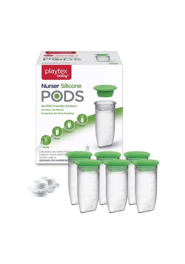 Playtex Pods Anne Sütü Saklama Kapları, 118ml, 6'lı Paket
