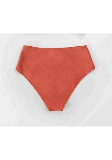 Angelsin Yüksek Bel Bikini Altı Kırmızı 001