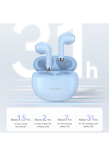 Cbtx Usams YO17 Serisi Kablosuz Bluetooth 5.3 TWS Kulak İçi Kulaklık