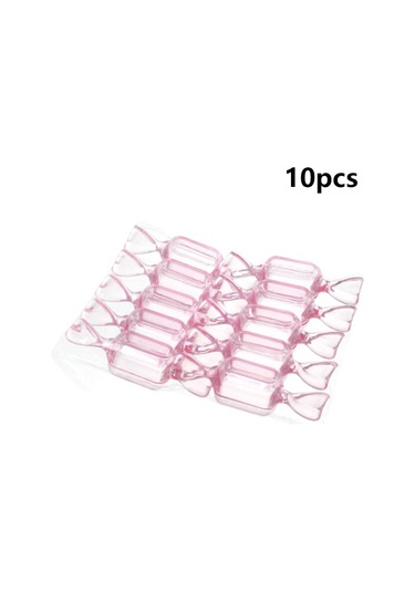 10 Adet/set Mini Plastik Şeffaf Şeker Kutusu Düğün Bebek Partisi Dekorasyonu İçin Sevimli Şeker Şeklinde Saklama Kabı Pembe