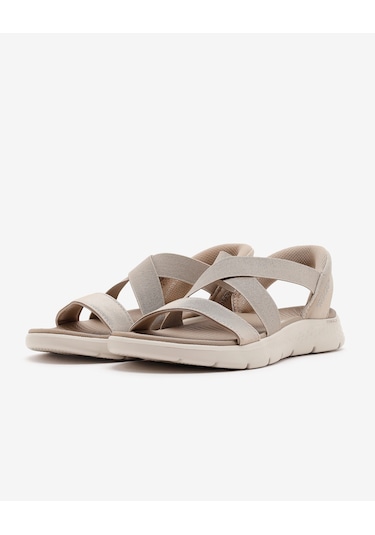 Skechers Go Walk Flex Sandal Kadın Bej Sandalet 141489 Tpe Bej
