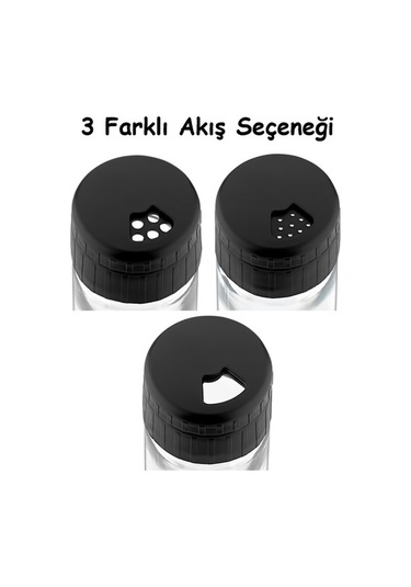 Pine Tuzluk Biberlik Siyah Kapak