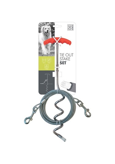 M-pets Strong Bahçe Bağlama Halatı Kırmızı 4,5 Mt 244-58010.02