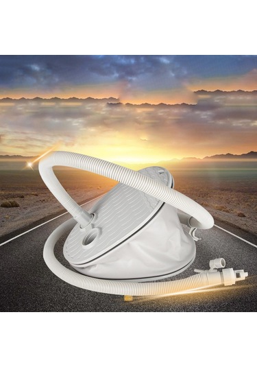 Dolıty Hortumlu Ayak Pompası Yüksek Hacimli Dış Mekan Hava Beyaz Çok Renkli