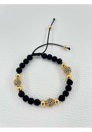 Bhs Life Kadın Charm Siyahlı Renk Taş Bileklik Çok Renkli