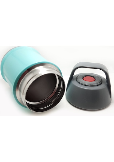 Mavi 304 Çelik 450 Ml Vakumlu Bebek Mama Saklama Termosu Mug Cin297mv Mavi