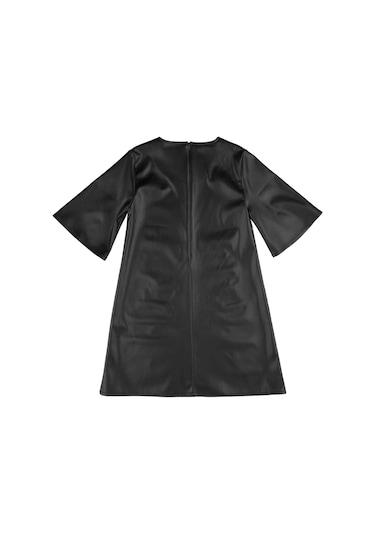 Bestkids Kız Çocuk Deri İşlemeli Elbise 001