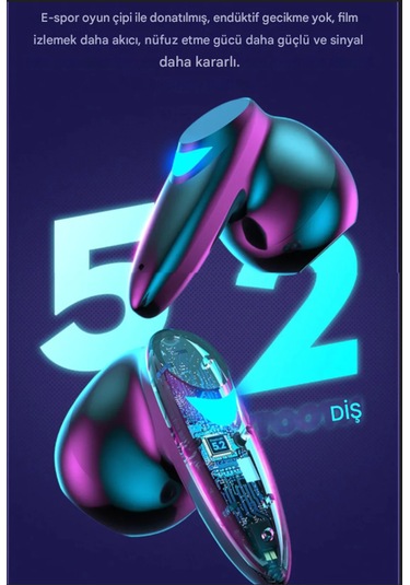 Qasul G10 Kablosuz Bluetooth 5.2 Oyuncu Kulaklığı