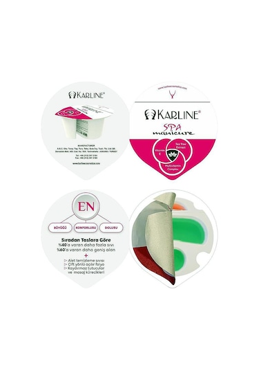 Karline Spa Sulu Manikür Kasesi 60 ML Tek Kullanımlık