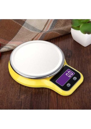 Ulzyvf Çelik Nh Sarı Mutfak Terazisi Createtech Terazisi Terazisi Paslanmaz Mutfak Mini Gıda Elektronik Platform Sarı