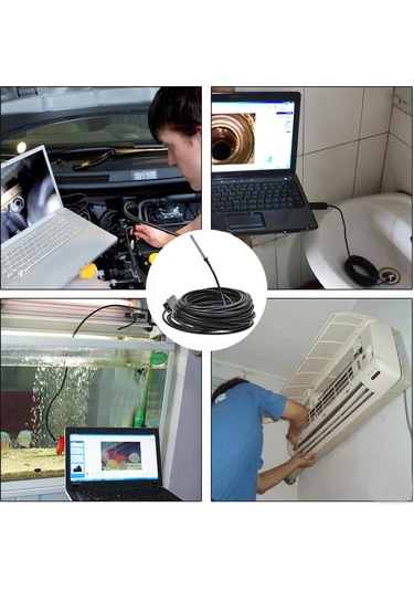 Lemestar 3 Lü Usb Endoskop: 20m 5.5mm Hd Kamera, 720p, Ip67 Su Geçirmez, Otomotiv Ve Endüstriyel İnceleme İçin Pratik Çözüm