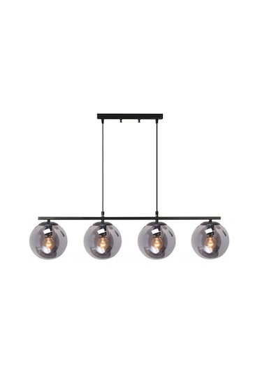 Romaithal Füme Camlı Modern Tasarım Dörtlü Füme