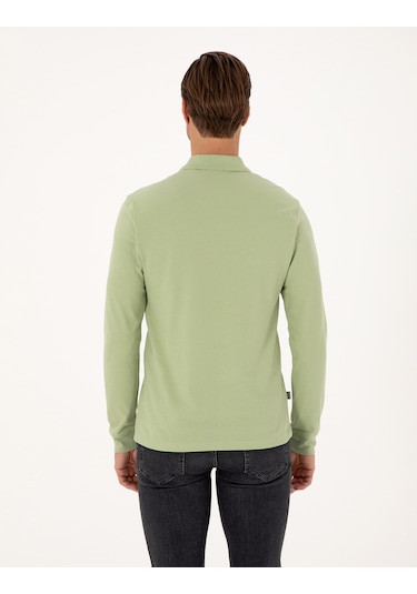 Pierre Cardin Erkek Çağla Sweatshirt 50314048-vr016 Çağla