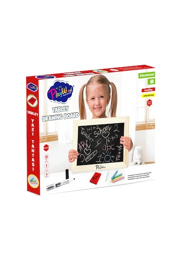 ONY-391 Ahşap Tablet Yazı Tahtası -Onyıl