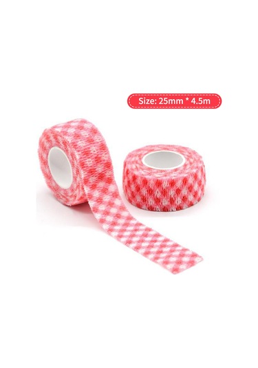 Yuntech01 Öğrenci Yazma Koruması Bandajı - Toparlanabilir, Yara Rahatlığı Sağlar, 25mmx4.5m 3'lü Paket Panda+kırmızı Kare+kalp