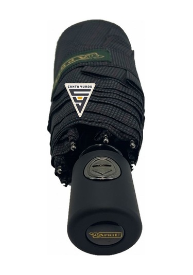 April A-210g A4 Süper Mini 8 Telli Tam Otomatik Şemsiye Siyah