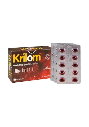 Krilom Ultra Krill Oil Takviye Edici Gıda 30 Kapsül