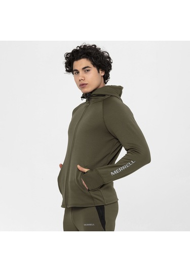 Merrell Merrell Speed Erkek Haki Sweatshirt 33 Haki