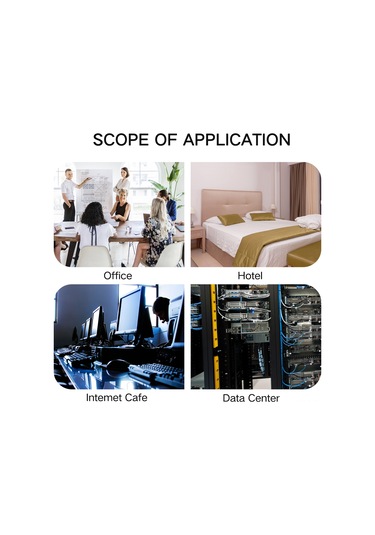 Lemestar Yüksek Hızda İnternet Kablosu - Altın Kaplama Rj45 Bağlantı Kablosu Modem/router İçin