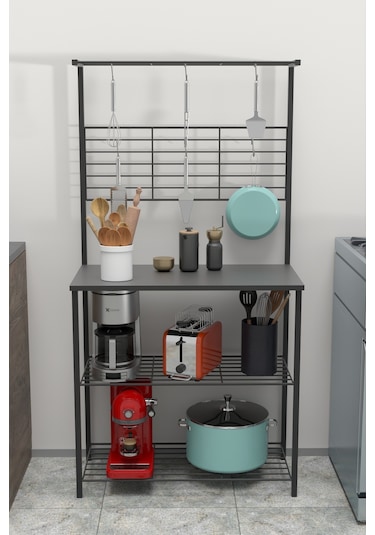 Retodesign Siyah Mutfak Bangosu .mutfak Masasi. Mutfak Rafi 1851