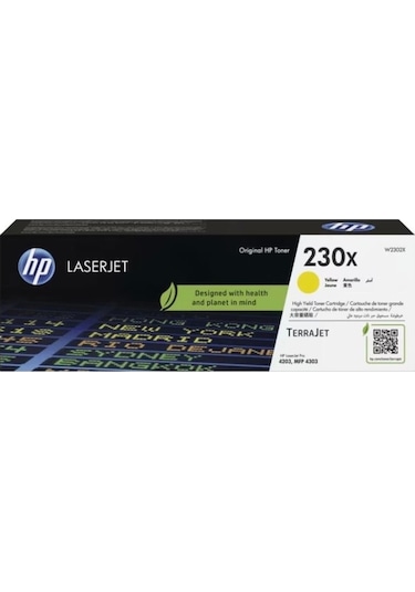 Hp 230x Yellow Sarı 5.500 Sayfa Toner W2302x
