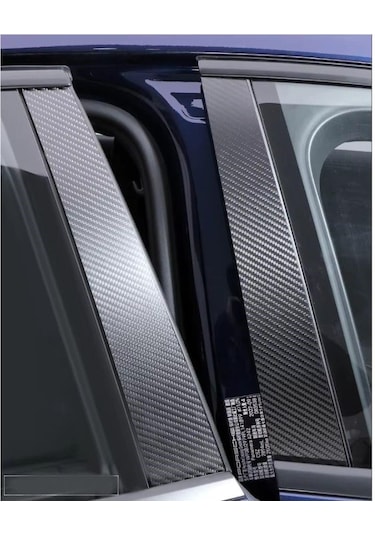 Araç Kapı Direk Kaplama Karbon Folyo Sticker Set