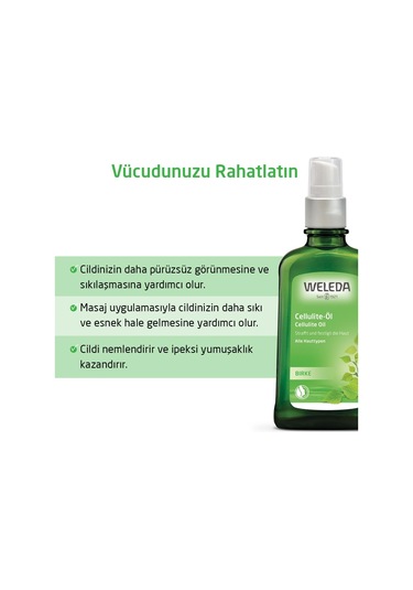 Weleda Birch Selülit Masaj Yağı 100 ML