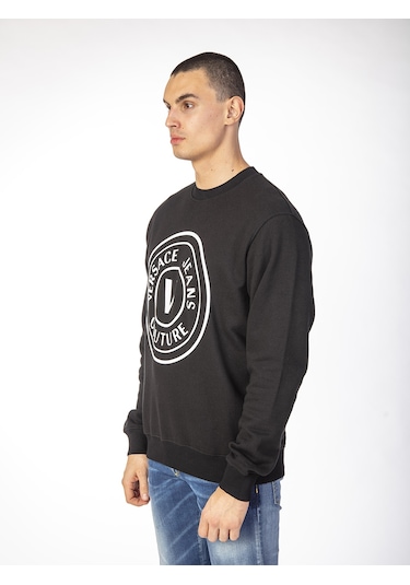 Versace Jeans Couture VERSACE Erkek  Sweatshirt  VR6398C Siyah