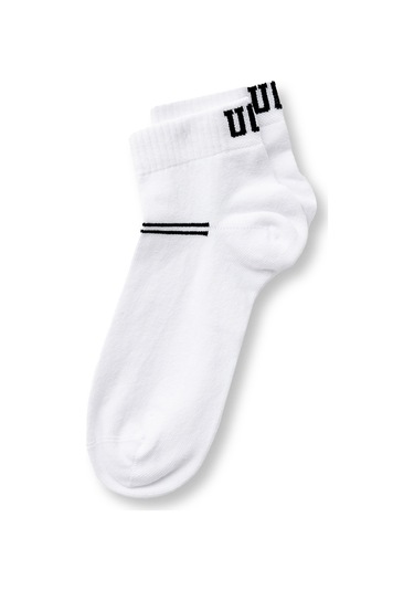 Brennus 3'lü Beyaz Uzun Jakarlı Standard Fit Unisex Çorap Beyaz