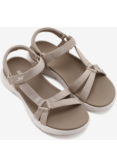 Skechers Go Walk Flex Sandal - Sublime Kadın Bej Sandalet 141451 Tpe Bej
