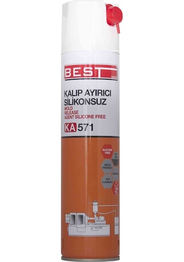 Best Ka-571 Kalıp Ayırıcı Silikonsuz Sprey 400  ML
