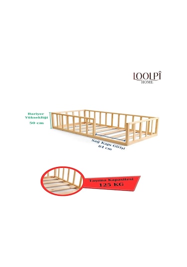 Loolpi Home Montessori Bebek ve Çocuk Karyolası