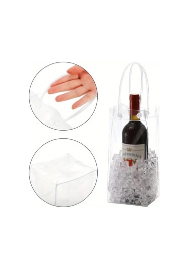 Cordial 5 Adet Taşınabilir Katlanır Pvc Şarap Soğutma Çantası - Şampanya Bira İçecek