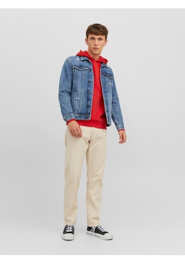 Jack & Jones Essentials Jjecorp Logo Sweat Hood Play Noos Erkek Sweatshirt 12233599-true Red Kırmızı Jack & Jones Essentials Jjecorp Logo Sweat Hood Play Noos Erkek Sweatshirt 12233599-true Red Kırmızı