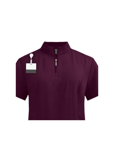 Suntek Hemşirelik Ovma Seti Üst Ve Güzellik Xl-koyu-kırmızı