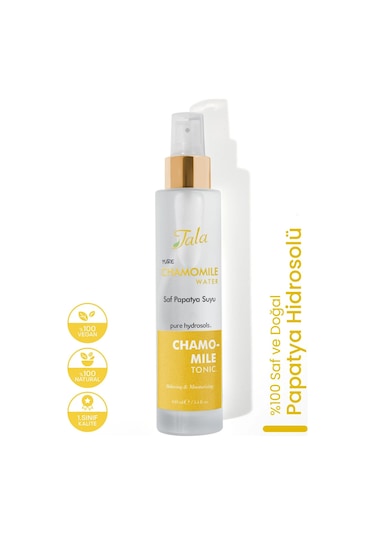 Tala Papatya Suyu %100 Saf Ve Doğal Rahatlatıcı Ve Nemlendirici Tonik Papatya Hidrosolü 100 ML