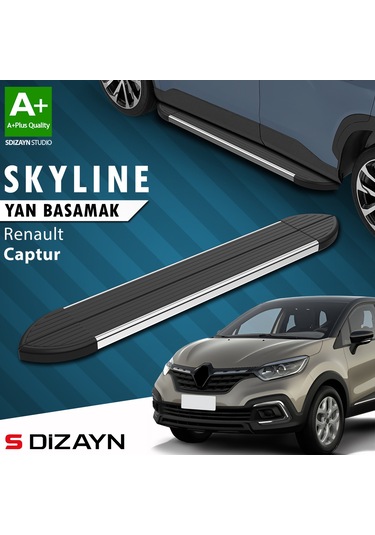 S-dizayn Renault Captur Skyline Krom Yan Basamak 173 Cm 2013-2020 A+ Kalite