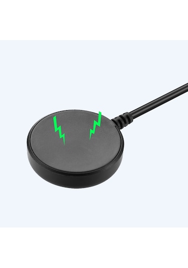 Siyah Galaxy Uyumlu Watch 5 40mm Type-c Akıllı Saat Şarj Kablosu