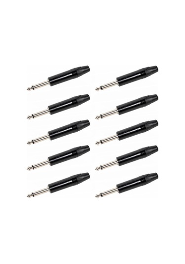 Losen Lc3134bk Mono Jack Siyah Konnektör 10 Lu Paket