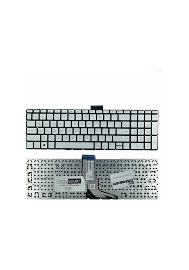 Hp İle Uyumlu 15-bs, 15-bs000, 15-bw, 15-bw000 Klavye Gümüş Gri Tr