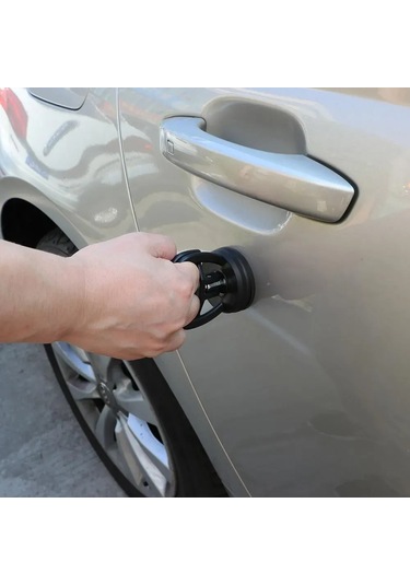 Vkemall Araba Çukurları İçin Vakumlu Emme Kupası, Cam Ve Fayans Taşıma Aracı, Siyah, 5 Cm Çap