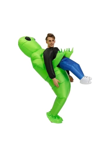 Jl Yetişkin İçin Şişme Kostüm, Alien Cadılar Bayramı Şişme