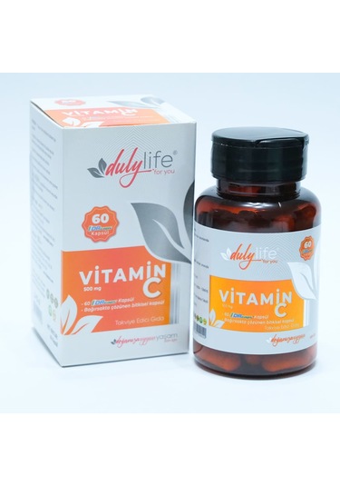 Dulylife Vitamin C 60 Drcaps Takviye Edici Gıda 60 Kapsül