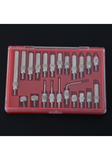 Dofolink Stainless Steel Dial Gauge Probe Set - 22 Pieces, 0.01mm Precision, Standard Thread, Rustproof Measurement Accessories