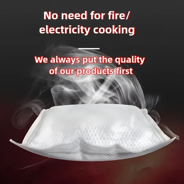 Willowhaven 5 Adet Taşınabilir Yemek Isıtıcı Çantası - 100g Soğuk Sıcak Saklama Kampçılık Acil Durum