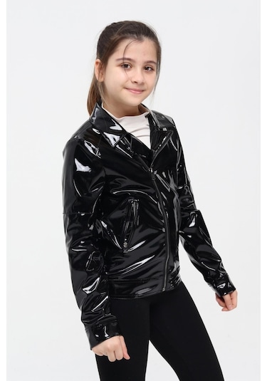 Benitto Kids Kız Çocuk Deri Ceket 51262-rugan