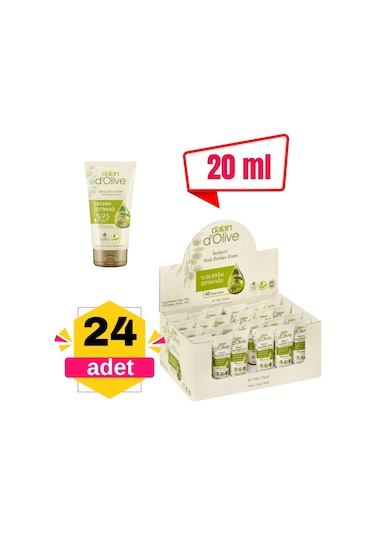 Dalan D Olive Organik Zeytinyağlı Besleyici Krem 20 Ml X 24 Adet